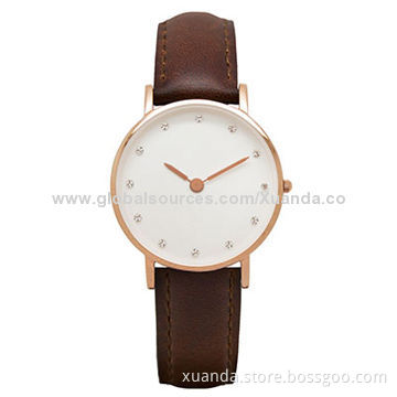 Elegant style 316L, steel woman jewelry watches 5ATM waterproof